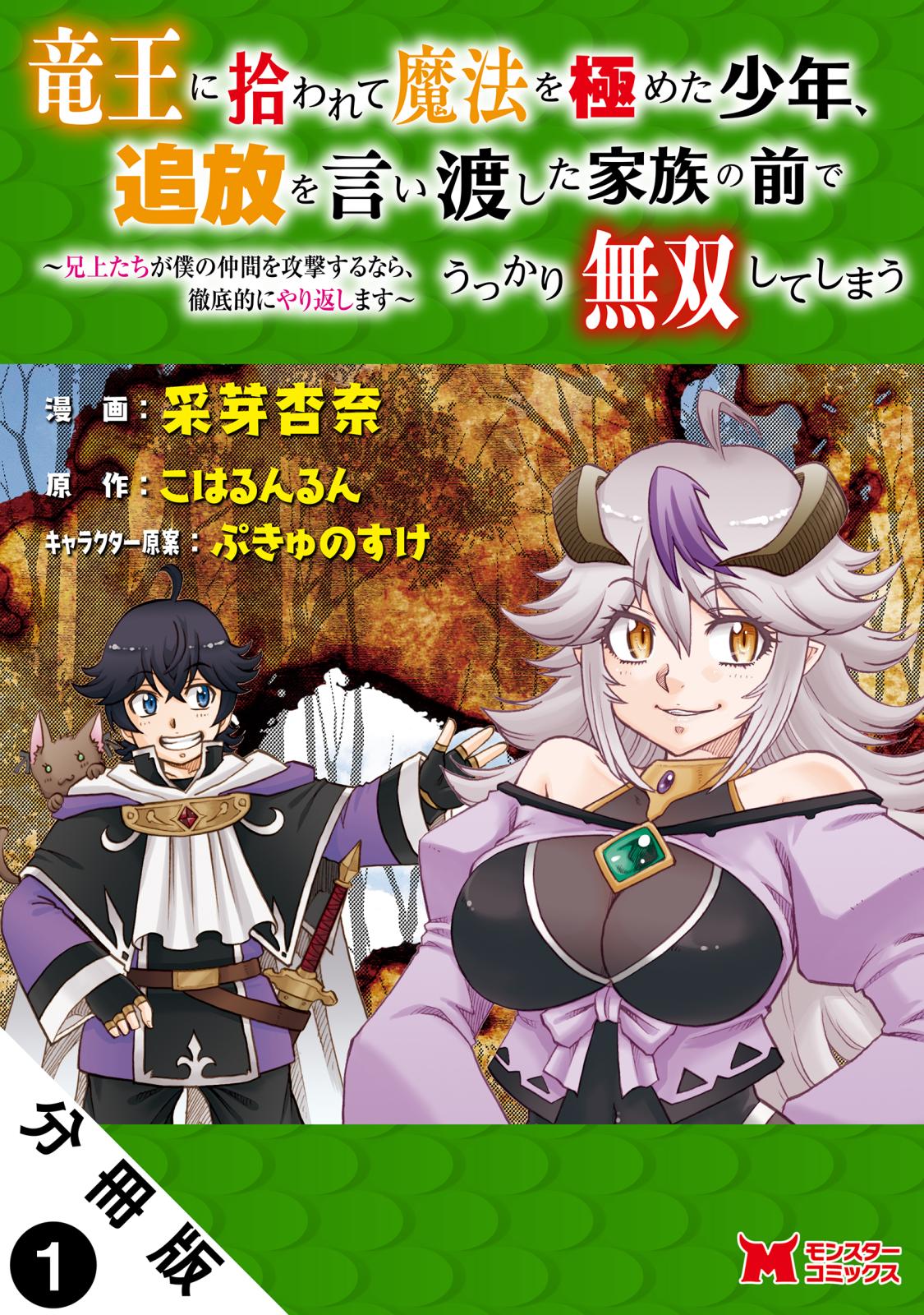 【期間限定　無料お試し版　閲覧期限2025年1月28日】竜王に拾われて魔法を極めた少年、追放を言い渡した家族の前でうっかり無双してしまう～兄上たちが僕の仲間を攻撃するなら、徹底的にやり返します～（コミック） 分冊版 ： 1