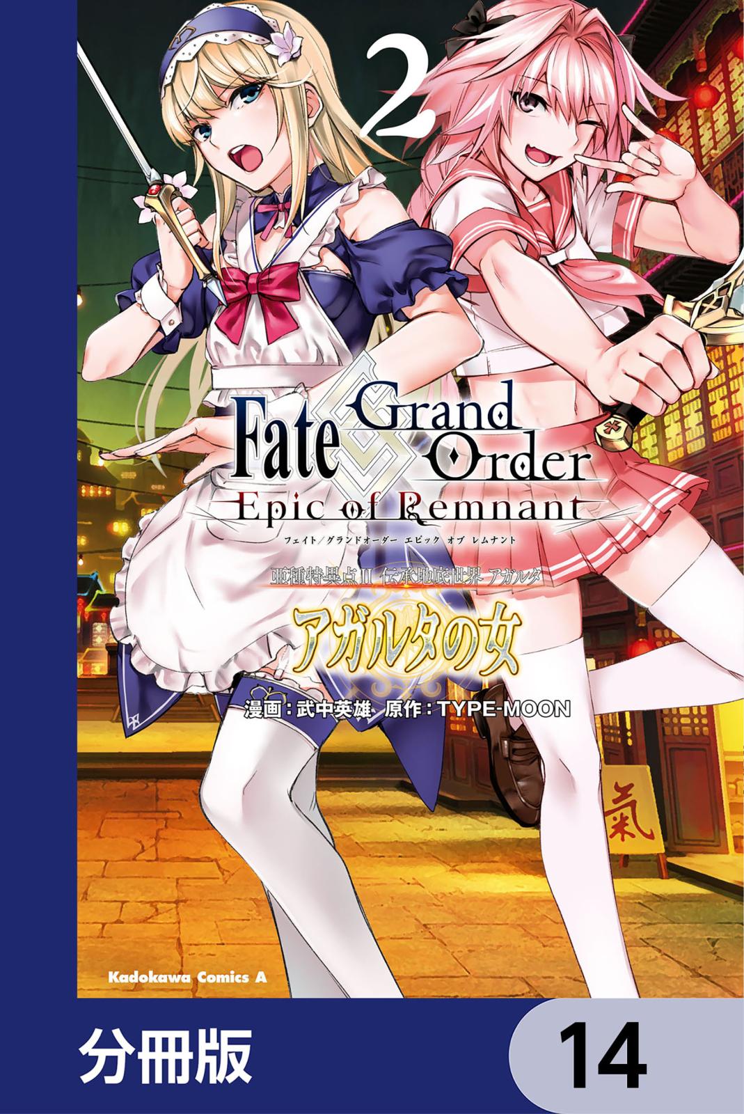 Ｆａｔｅ／Ｇｒａｎｄ　Ｏｒｄｅｒ　‐Ｅｐｉｃ　ｏｆ　Ｒｅｍｎａｎｔ‐　亜種特異点II　伝承地底世界　アガルタ　アガルタの女【分冊版】　14