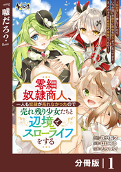 零細奴隷商人、一人も奴隷が売れなかったので売れ残り少女たちと辺境でスローライフをする～毎日優しく接していたら、いつの間にか勝手に魔物を狩るようになってきた。え、この子たち最強種の魔族だったの？～【分冊版】（ノヴァコミックス）１