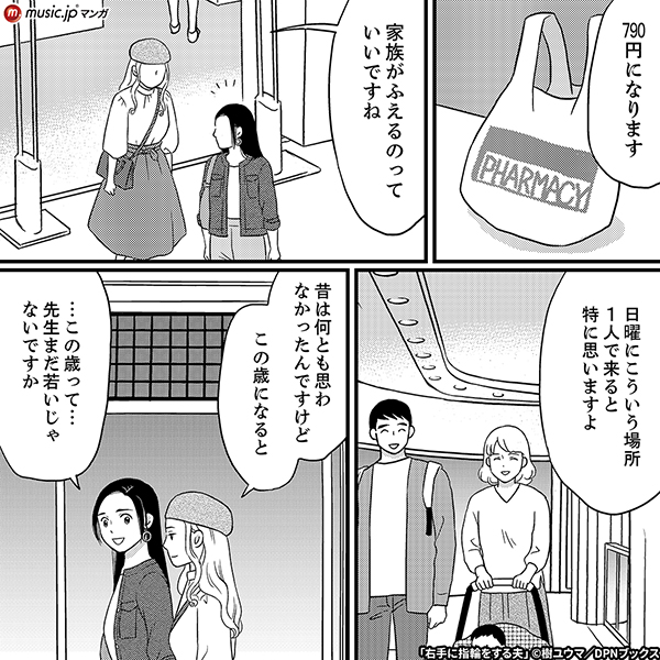 右手に指輪をする夫5